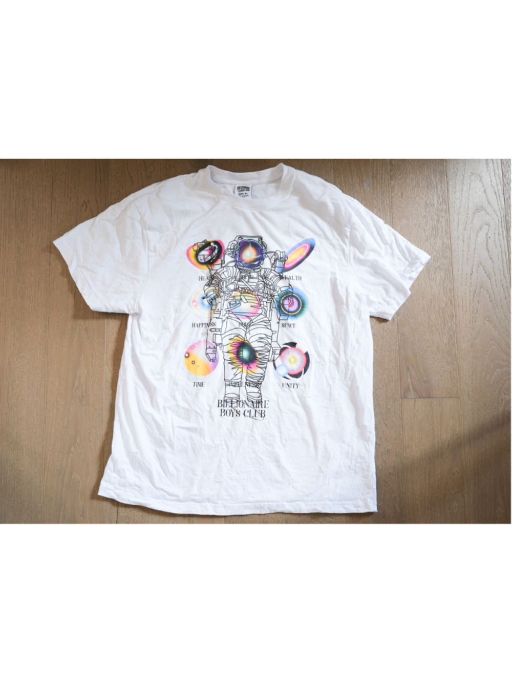 Billionaire Boys Club Astronaut Graphic T-Shirt White Size XL